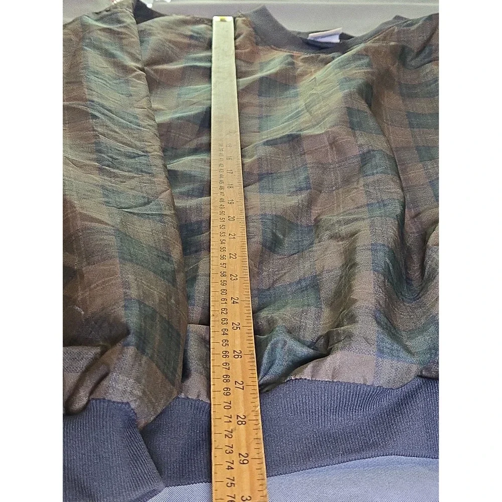 Vtg 90s Timberline Colorado Windshirt Mens XXL Plaid Pullover Jacket USA Made
